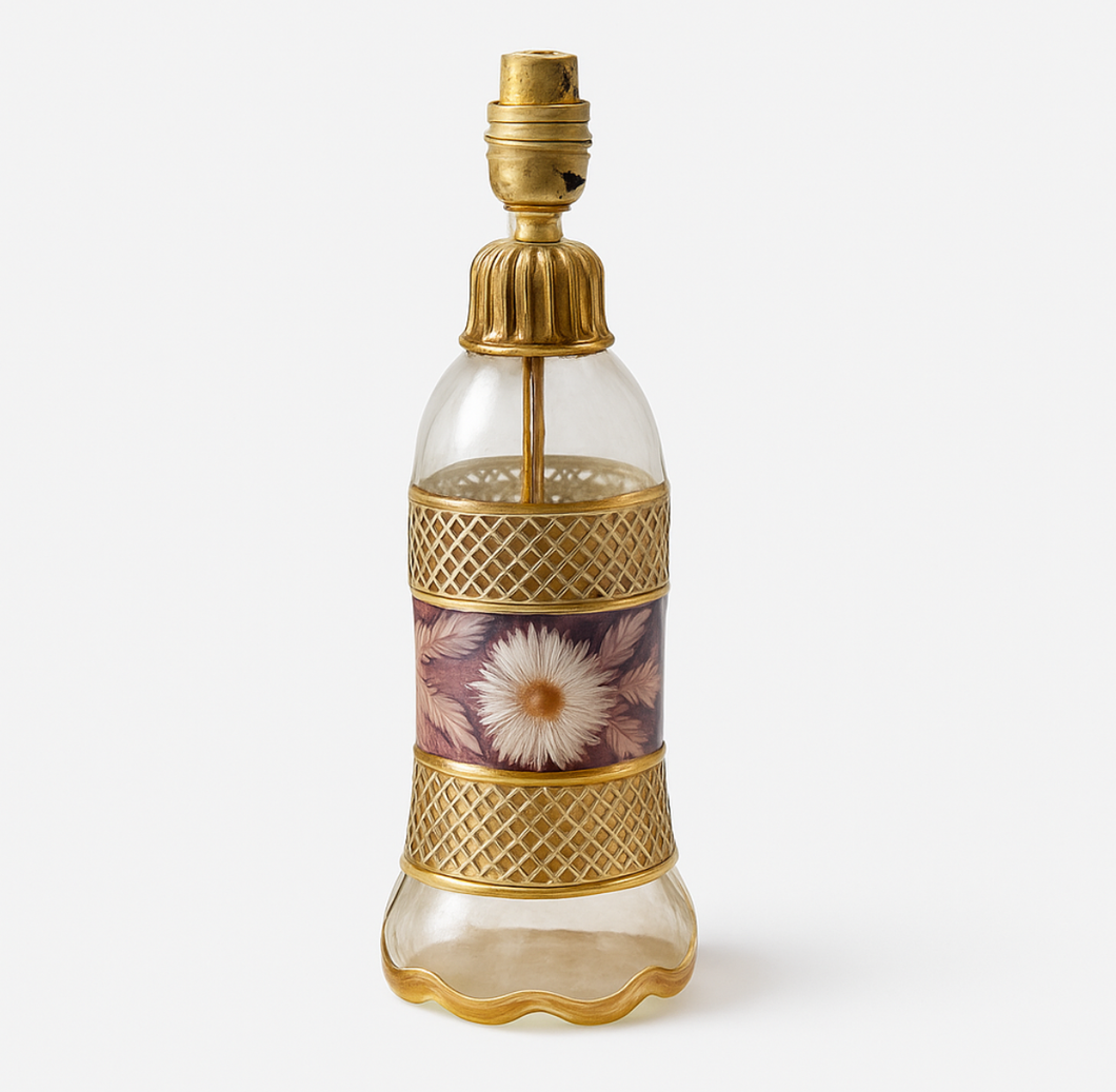 Gold Glass Lamp
