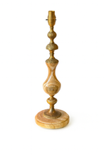 Brass and Stone Lamp