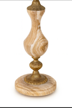 Brass and Stone Lamp