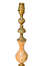 Brass and Stone Lamp