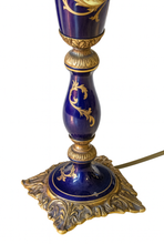 Ceramic and Brass Lamp