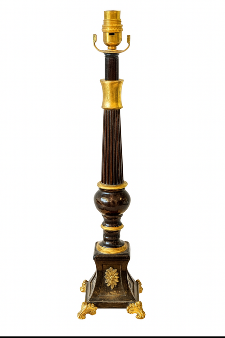 Black and Brass Lamp
