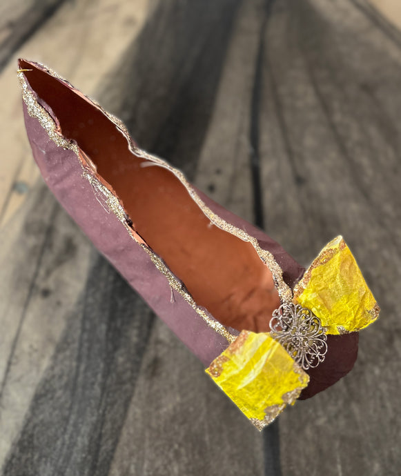 Hand made paper Shoe