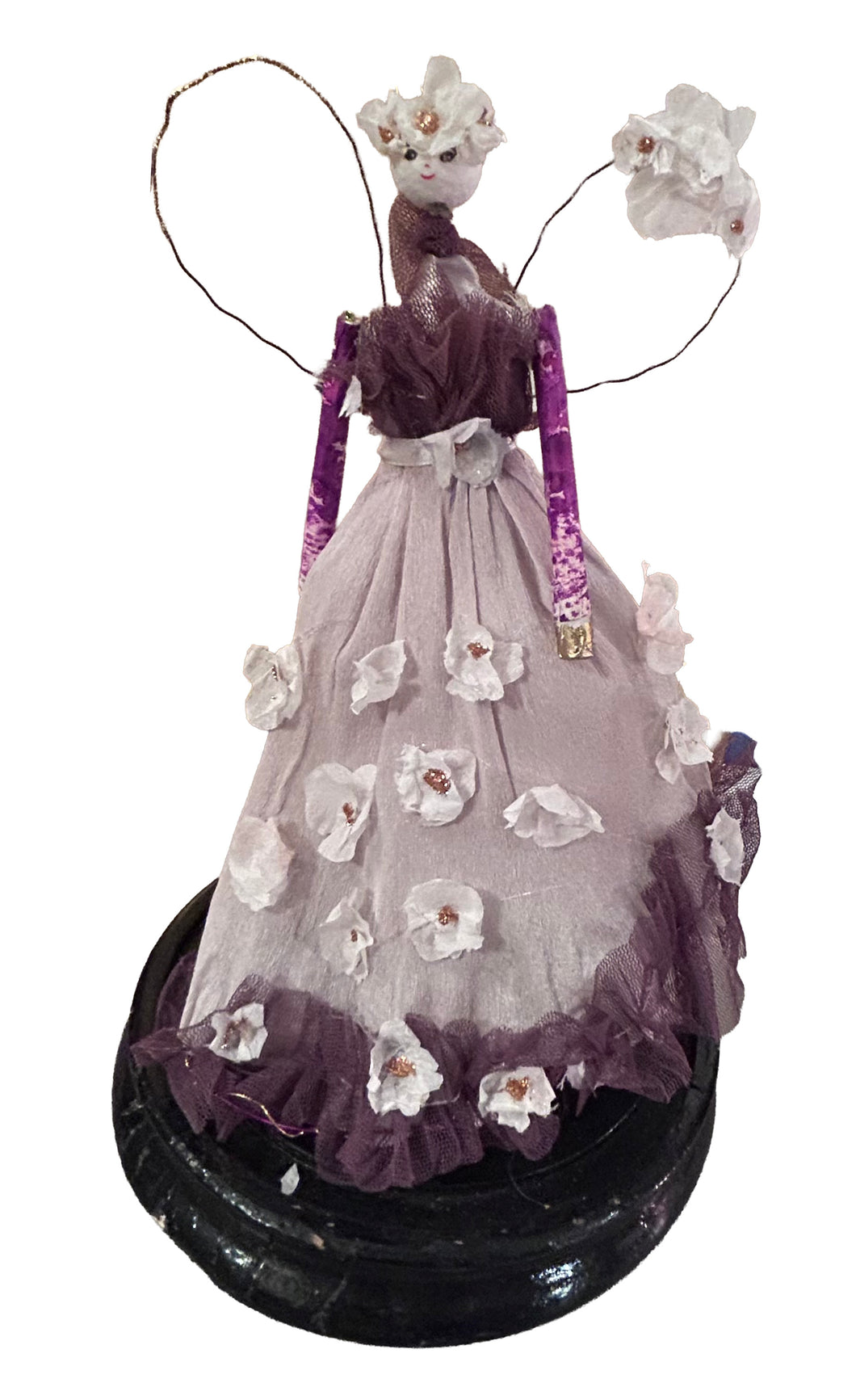 Handmade Fairy in Antique Dome