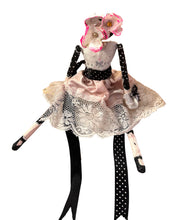 Handmade Paper Doll in a Glass dome
