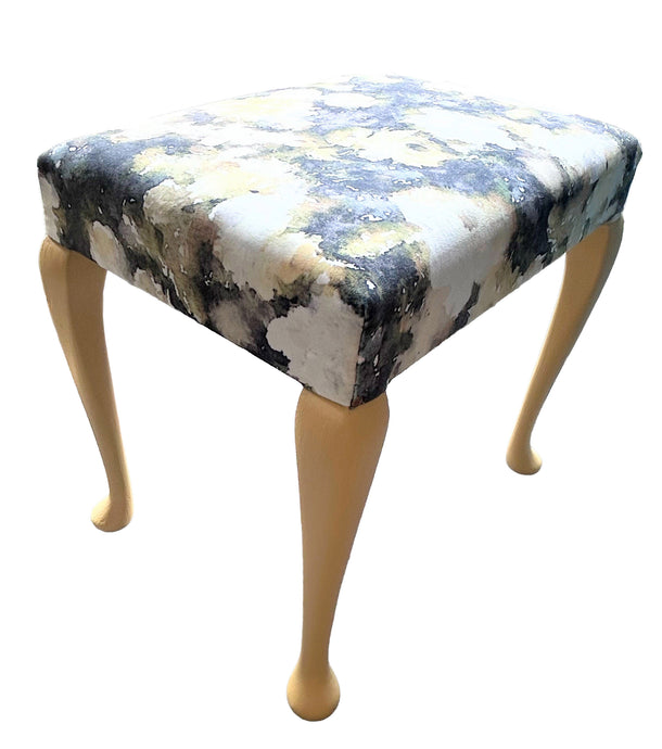 Elegant Upholstered Vanity Stool