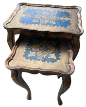 Vintage Style Nest of 3 Tables