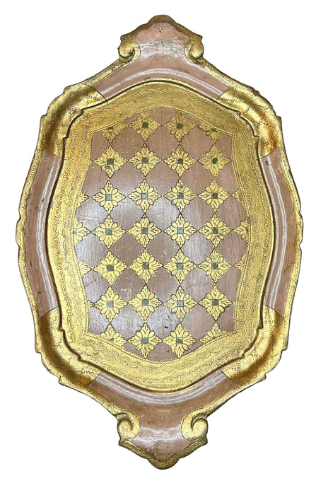 Vintage Florentine Style Tray