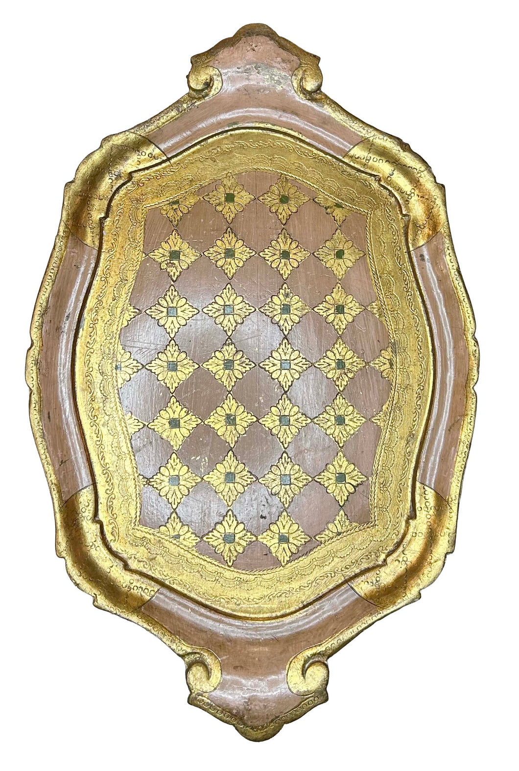 Vintage Florentine Style Tray