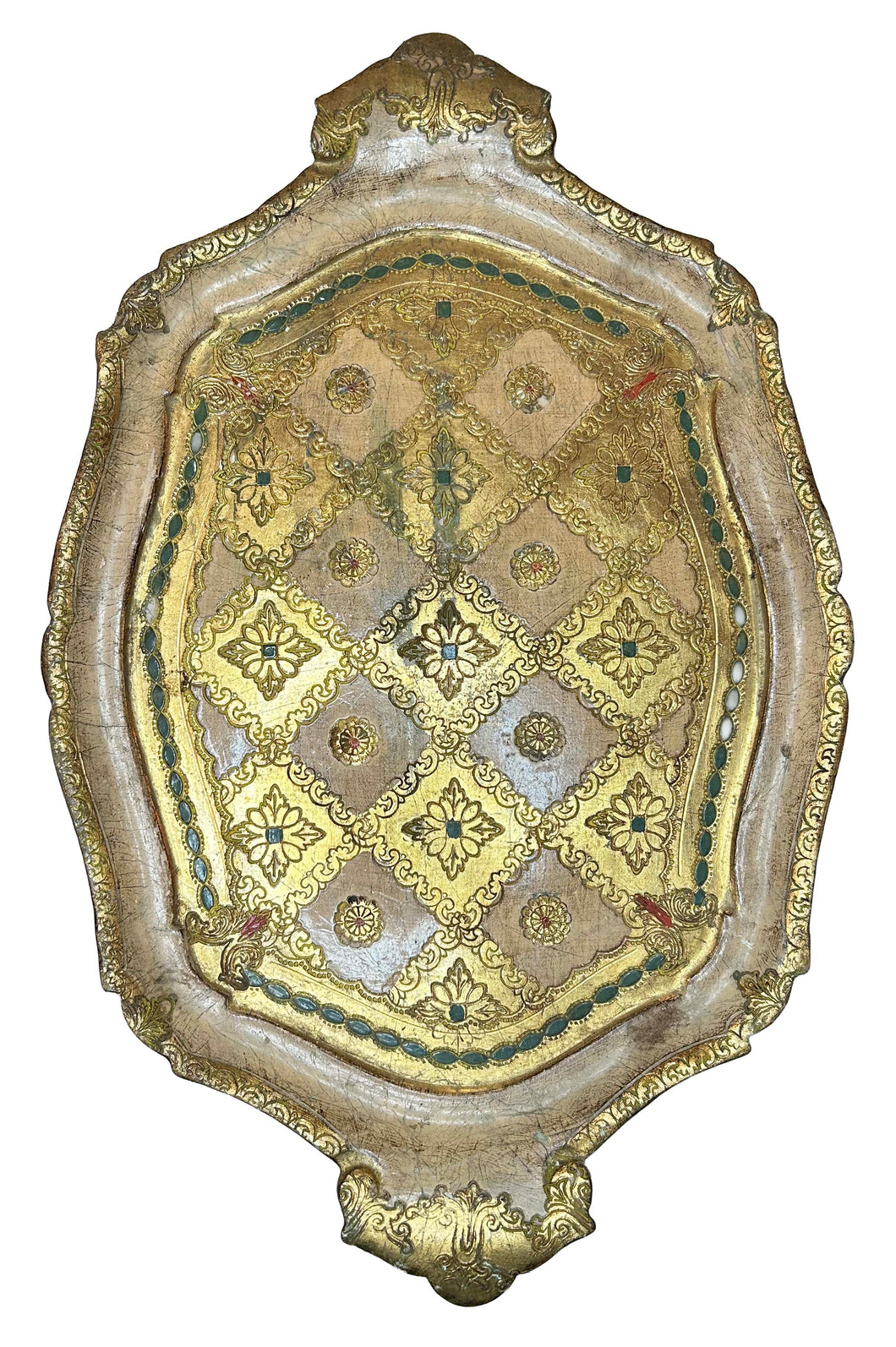 Vintage Florentine Style Tray