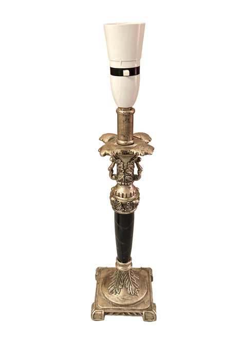 Black and Silver Lamp