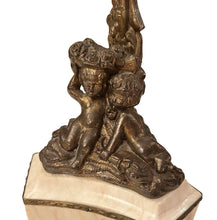 Brass and Marble Lamp