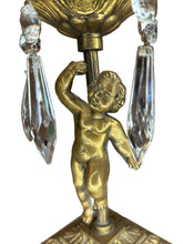 Brass Cherub Lamp