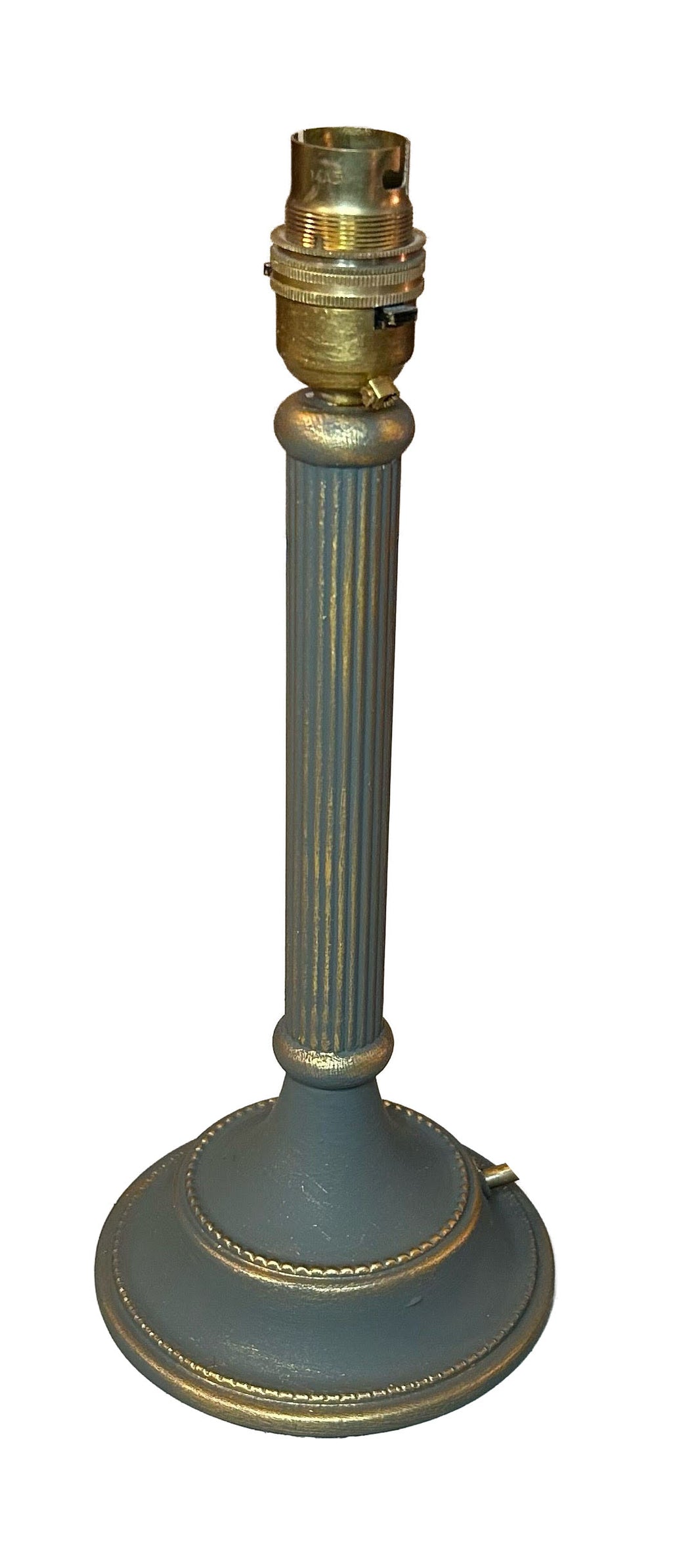 Gray and Gold Lamp