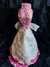 Handmade Miniature Paper dress in a Glass dome